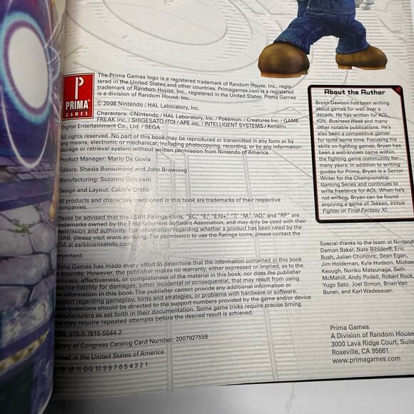 Super Smash Bros Premiere Edition Paperback Book - Picture 8 of 8